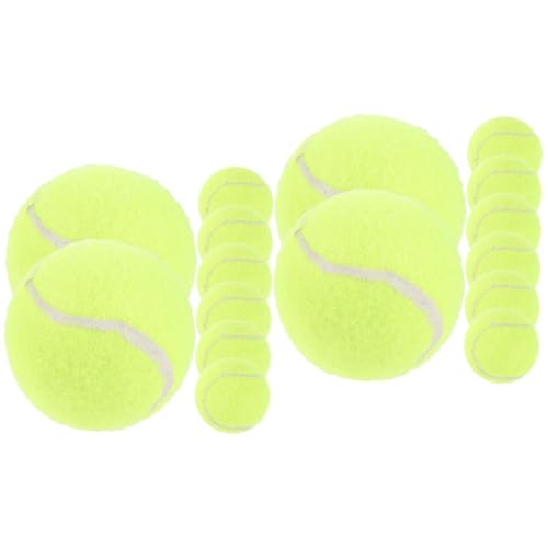 FOMIYES 16 STK Tennis trainieren Welpenspielzeug interaktiver Hundeball juguetes adultos Spielzeuge kinderspielzeug Tennisbälle aus Gummi kleine tennisbälle für Hunde kauen mit dem Ball von FOMIYES