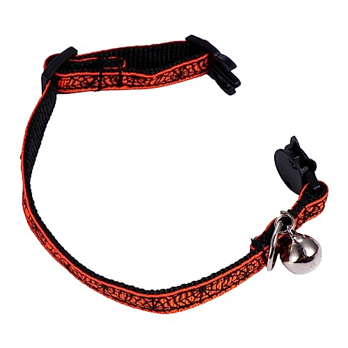 FOMIYES Halloween-haustierhalsband Hunde- -Muster Verstellbares Katzenhalsband Modisches Haustier-Styling Kristall-Akzente für Die Mode Ihres Haustieres von FOMIYES