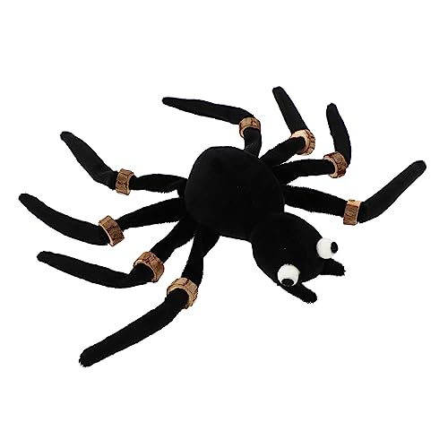 FOMIYES Tricky Spinne Katze Spielzeug 1pc Spinne Dekoration für Halloween Party Spinne Haustier Spielzeug Holz Kauen Stück von FOMIYES