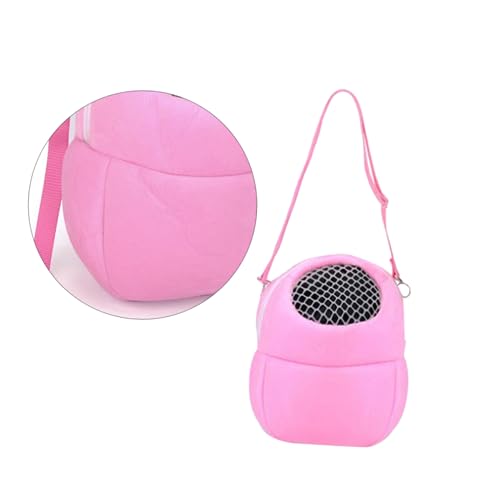 FOMIYES 1Stk pet Supplies haustierbedarf Haustiertragetasche Kleintier-Zubehör die Einkaufstasche abgehende Haustiertasche Tragetasche für Haustiere Meerschweinchen Handtasche Rosa von FOMIYES