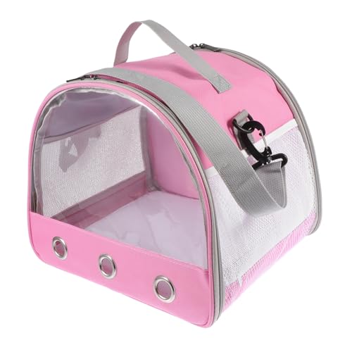 FOMIYES 1stk Hamster Aus Tasche Reisehandtasche Für Hamster Die Tragetasche Klar Welpenkäfige Durchsichtige Tragetaschen Klare Tasche Klarer Rucksack Segeltuch Haustier Eichhörnchen Reisen von FOMIYES