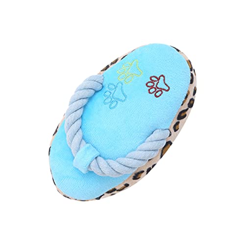 FOMIYES 1pc Haustier Quietschtier Slipper Spielzeug Weichem Plüsch Hund Kauspielzeug Biss Widerstand Spaß Hund Sound Spielzeug Heimtierbedarf von FOMIYES