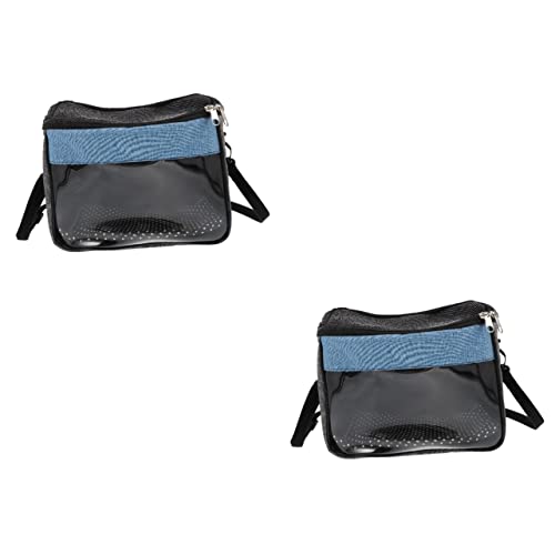 FOMIYES 2 STK Hamster Aus Tasche Tragbarer Wagen Haustiertasche Outdoor-meerschweinchenbeutel Reisetasche Für Welpen Kleintiertransporter Diagonale Spannweite Ausflugszubehör Reisen Stoff von FOMIYES