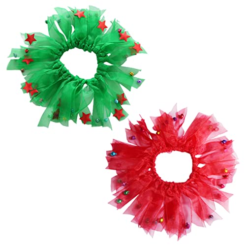 FOMIYES 2 Pcs Haustier Weihnachten Kragen Hund Dekorative Quasten für Urlaub Festliche Outfit FOMIYES 2 Pcs Haustier Weihnachten Kragen Hund Dekorative Quasten für Urlaub Festliche Outfit von FOMIYES