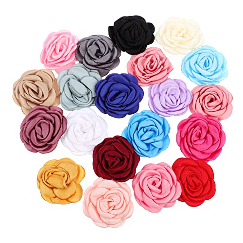 FOMIYES 20 STK Blumenhalsband Für Haustiere Blumenhalsband Für Welpen Haustierhalsband Chiffonblume Für Haustiere Blumen Hundehalsband Sonnenblumen-dekor Kamelie Kätzchen Welpe Stoff von FOMIYES