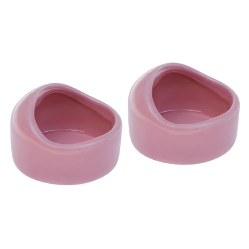 FOMIYES 2stücke Keramische Futterschüssel Für Hamster Kauspielzeug Und Näpfe Für Kleine Haustiere Rosa Für Futter Und Snacks Leicht Zu Reinigen Und Für Meerschweinchen Zwerghamster FOMIYES 2stücke Keramische Futterschüssel Für Hamster Kauspielzeug Und Näpfe Für Kleine Haustiere Rosa Für Futter Und Snacks Leicht Zu Reinigen Und Für Meerschweinchen Zwerghamster von FOMIYES