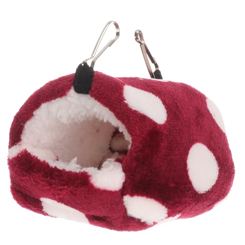 FOMIYES 2st Hängematte Warm Dot Spielzeuge Papageien Hamster Frettchen Hängendes Zeltbett Hamsterversteck Papageien Kuscheln in Der Hängematte äuse Warmer Käfig Stoffhase Ernährung Wurf von FOMIYES