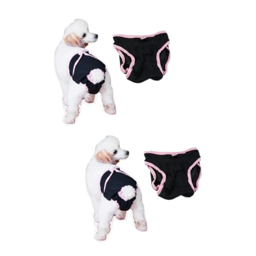 FOMIYES 2St weibliche hundehose Hygienehosen für Hunde Hunde-Hosenträger Groß Menstruationshose Physiologische Hosen von FOMIYES