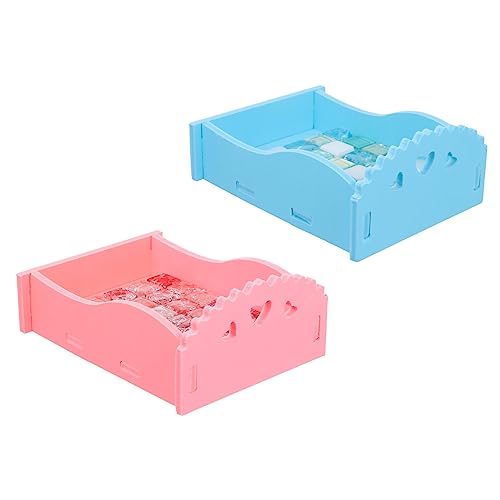 FOMIYES 2St Kühlplatte für Hamster Kaninchenkäfige drinnen Hamstermatte kaninchenstall Haustier Hamster Sommermatte Kühlnest für Hamster Hündchen Hängematte die täglichen Erfordernisse PVC von FOMIYES