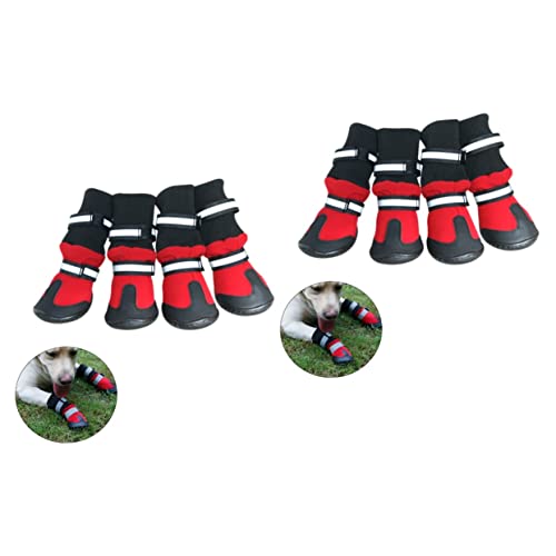 FOMIYES 2st -Schnee-hundestiefel - -sockenschuhe Winterstiefel Für Für Haustiere Kleine Hundestiefel Für Den Winter Wanderstiefel Mittlere Bis Große von FOMIYES