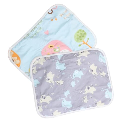 FOMIYES 2st Trainingsmatte Einstreu Für Meerschweinchen Bettwäsche Matratze Tierstreu Kaninchenunterlage Für Käfig Anti-Kaninchen-einstreu Klein Tierkäfig Hamster Pad Einweg Baumwolle Baby von FOMIYES