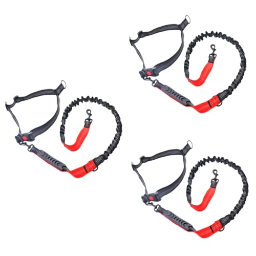 FOMIYES 3 STK elastisches Laufseil Zugseil Bungee-Seil Hundeleine Hundetraining führen Hundegeschirre Bungee Seil Haustier Seil Leine Hundeseil mittlere und große Hunde Gürtel handhaben von FOMIYES