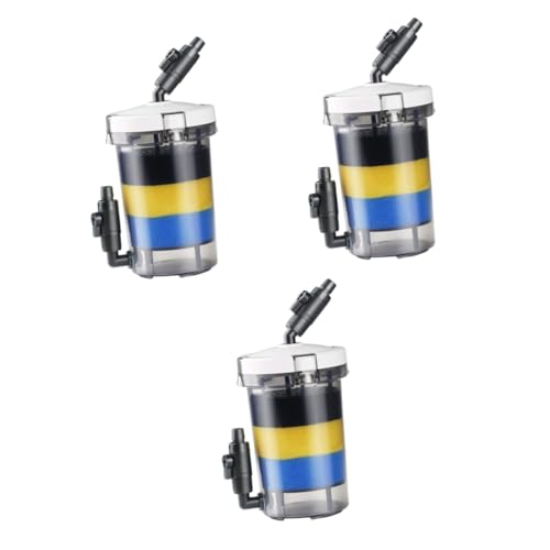 FOMIYES 3 STK Sauerstoff-luftpumpe Radleistungsfilter Aquarienwasserpumpe Filter Für Fischbecken Externer Kanisterfilter Powerfilter Für Aquarien Wasserpumpenteich Vorderseite Wasserfilter von FOMIYES