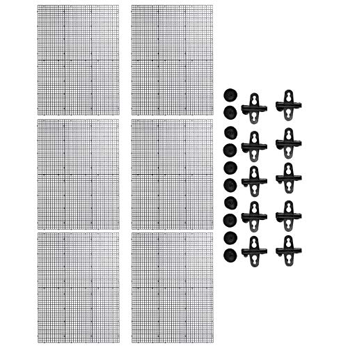 FOMIYES 3 Sätze Trennwand für Aquarien 10-Gallonen-Tank Trennfilter für Aquarien Netz Aquarium Diffusor Aquarienbedarf Bodenschale für Fischbecken Wassertank schmücken unteres Fach Tablett von FOMIYES