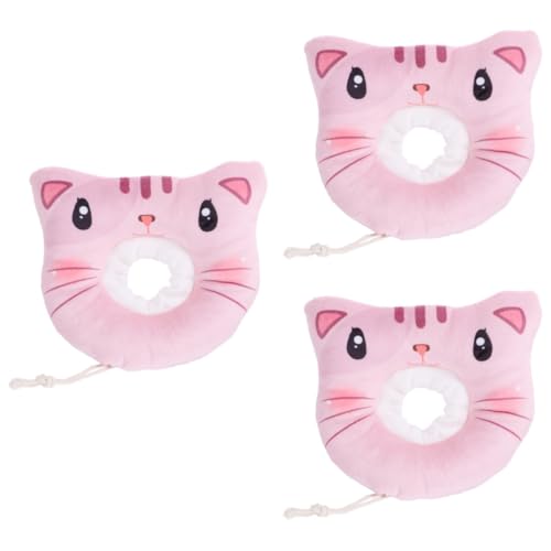 FOMIYES Welpenhalsband 3St Elizabeth-Kragen katzenhalsband Katzen Katze elisabethanische Kragen Kegelhalsband für Katzen Katzen-Erholungskegel Haustier Katzenkätzchen von FOMIYES