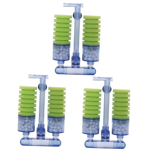 FOMIYES 3St Aquarienwasser Schwammfilter Fischglasfilter Biochemischer Aquarienschwamm Filter für Aquarien Wasserkrug Sieb Wasser-Biofilter Aquariumfilter pneumatisch Wasserfilter von FOMIYES