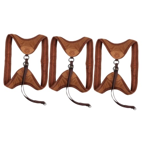 FOMIYES 3stücke Pet Cat Für Hunde Und Katzen Verstellbares Dull Polish Geschirr Mit Traction Rope Kaffee Für Einen Komfortablen Spaziergang FOMIYES 3stücke Pet Cat Für Hunde Und Katzen Verstellbares Dull Polish Geschirr Mit Traction Rope Kaffee Für Einen Komfortablen Spaziergang von FOMIYES