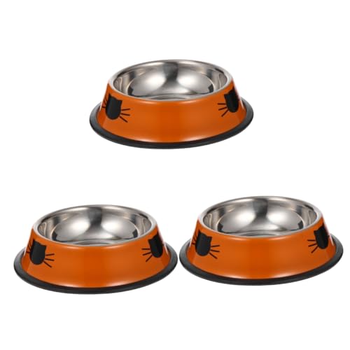 FOMIYES 3 Stücke Stilvolle Kätzchen Schalen Katzenfutter Schüssel Mehrzweck Pet Bowl Feeder Für Katzen Welpen von FOMIYES