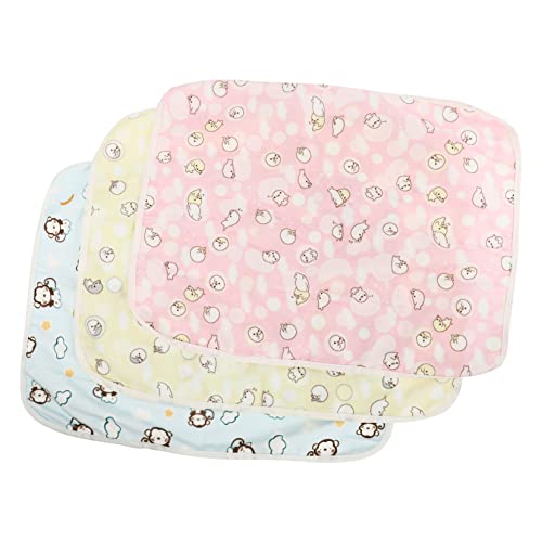 FOMIYES Hundeglocken 3st Hamster-PIPI-pad Hunde-PIPI-pad Chinchilla-bettwäsche Kleine Pads Für Hunde Hamster-Sommer-kühlmatte Liner Polyester Faser Plus TPU Wasserdicht Tante Pad Student von FOMIYES