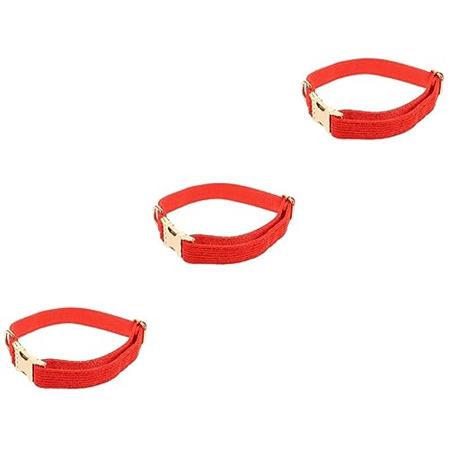 FOMIYES 3St Hundehalsband für mittelgroße Hunde verstellbares Haustierhalsband Weihnachtskette weihnachtsdeko verstellbares Haustierzubehör Halsband für Haustiere aus Stoff Tuch von FOMIYES