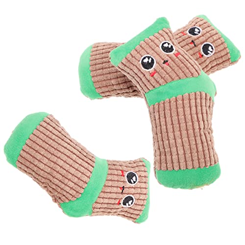 FOMIYES 3-teiliges Hunde-quietschspielzeug Welpensocken-Spielzeug-quietscher Interaktives Hundespielzeug für Welpentraining und Spielzeit von FOMIYES