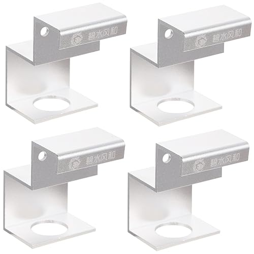 FOMIYES 4 Stücke Praktische Aquarium Schlauch Tank Clamp Edelstahl Befestigungs Clip Für Abfluss Wasser von FOMIYES