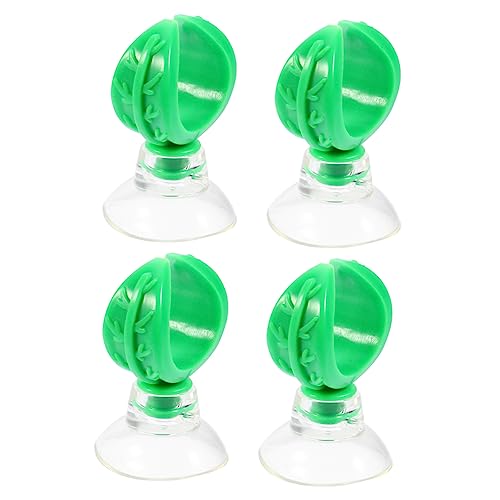 4 Stück Ernährungssondenklemme Aquarium Schlauch Halter Aquarium Schläuche Armaturen Aquarium Schlauch Saugnäpfe Aquarium Sucker Clip Saugnapf Clip Blattform Futterrohr Plastik von FOMIYES