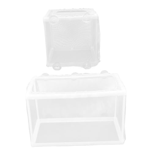 FOMIYES 2sets Zucht Fisch Tumbler Aquarium Isolation Box Fisch Zucht Net Mesh Teiler Für Aquarium 2 Stücke * 2 von FOMIYES