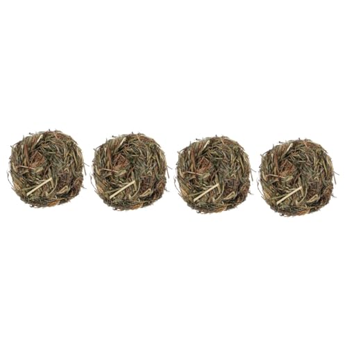 FOMIYES 4stücke Molar Grass Ball Für Kleintiere Natürliche Kauspielzeuge Für Kaninchen Chinchillas Und Meerschweinchen Beschäftigungsspielzeug Aus Heu Leckereien Für Gesunde Zähne FOMIYES 4stücke Molar Grass Ball Für Kleintiere Natürliche Kauspielzeuge Für Kaninchen Chinchillas Und Meerschweinchen Beschäftigungsspielzeug Aus Heu Leckereien Für Gesunde Zähne von FOMIYES
