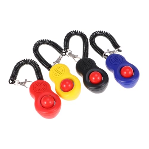 FOMIYES 4-teiliges Trainings-clicker-Set für Haustiere Katzen und Hunde mit Handgelenksgurt Haustier-werkzeugset für Gehorsamstraining von FOMIYES