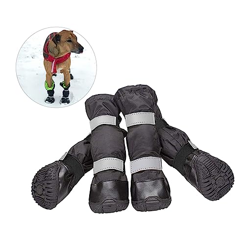 FOMIYES 4 Stück hundepfoten hundekleidung rain Shoes Hunde Kleidung hundeschuh Regenschuhe Schuhe für Hunde Hundestiefel Stiefel für Hunde Schneeschutz Haustierschuhe Regenstiefel von FOMIYES