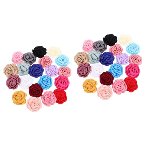 FOMIYES 40 STK Blumenhalsband für Haustiere Chiffonblumen basteln Haustierhalsband welpen zubehör hundehalsband Blumenanhänger für Haustiere Hündchen Blumendekoration Krawatte von FOMIYES