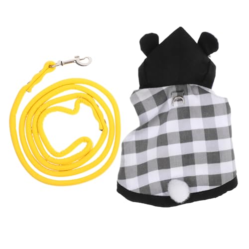 FOMIYES 5 Sets Haustier-Kaninchen-Kleidung Kaninchen-Kleid Mit Leine Hamster-Leine Verstellbare Kaninchen-Leine Kleines Hundegeschirr Winzige Hunde-Kleidung von FOMIYES