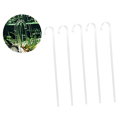 FOMIYES 5St Wasser pumpen Aquarium Saugkies klarer Kies Acrylic Fish Tank Fish Tank Water Hose Aquarienrohr Aquarien Siphon Kies Wasser zu pumpen Veredler Ellbogen Ausrüstung von FOMIYES