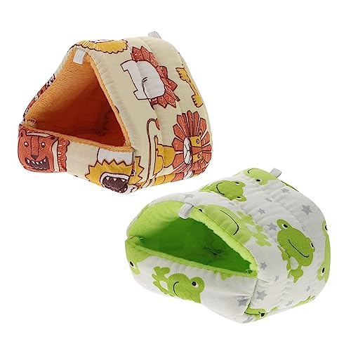 FOMIYES 6 STK Hamsternest Hamsterbetten Kleines Haustier Warmes Bett Häschen Warmer Käfig Warmer Hängemattenkäfig Hamster Wintersack Igel Schlafend Kuscheln Frettchen Kristallsamt Haushalt von FOMIYES