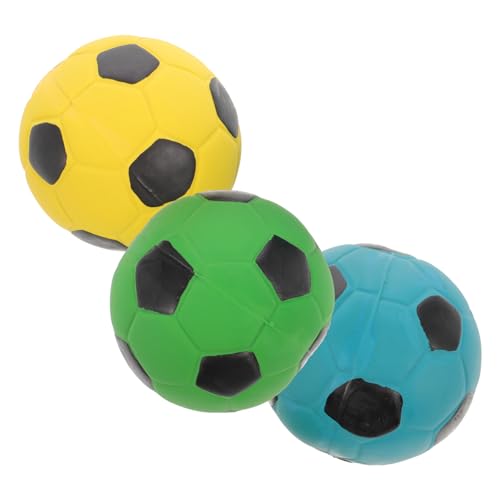 FOMIYES 6 STK Basketballspielzeug Kauspielzeug kleines Hundespielzeug Beißspielzeug Rätsel Spielzeuge Basketball-Puzzle aus Latex Trainingsball für Hunde singen Plüschtier Wirf den Ball von FOMIYES