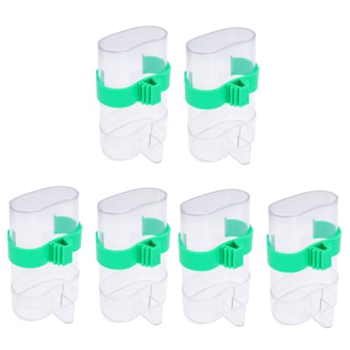 FOMIYES 3 Sets Vogel-wasserspender 2 cm Abstandsschlitze Automatischer Futterspender Für Vögel Käfig Sicherer Dicker Kunststoffschlauch 2 Stück X 3 von FOMIYES