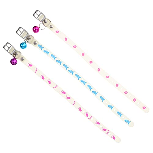 FOMIYES 2 Sets Hundehalsband Fluoreszierendes Neon Sicher Für Robustes Material Bequem Für Ihr Haustier 3 Stück X 2 von FOMIYES