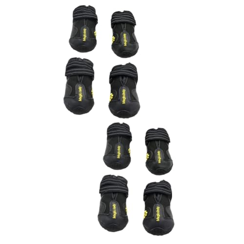 FOMIYES 2 Sets Hunde-Schneestiefel Haustierschuhe Für Pfoten Warme Hundeschuhe – Sohle 4 Stück X 2 von FOMIYES