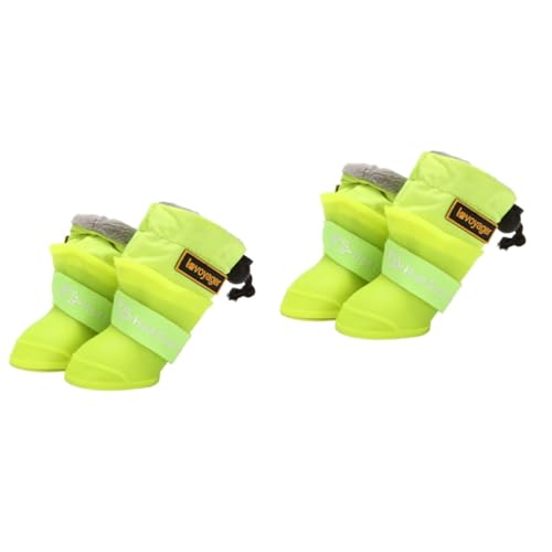 FOMIYES 8 STK wasserdichte Regenstiefel Für Haustiere Hundeschuhe rutschfest Schutzschuhe Kieselgel von FOMIYES