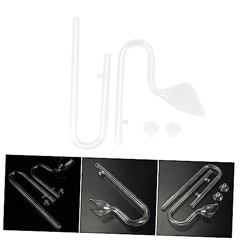 FOMIYES Wasserreiniger Aquarienwasser Aquarienkies Aquarien-kit Siphon Für Aquarien Kiessauger Für Aquariensiphon Vakuum Aquarien Siphon Kies Staubsauger Weiß Glockenmund Aquarium von FOMIYES