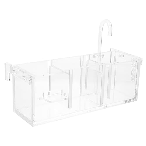 FOMIYES Kasten Filter Für Fischbecken Hängende Filterbox Reinigungsbox Für Aquarien Filterbox Für Aquarien Wasseraufbereitungsbox Filter Für Aquarien Acryl An Der Wand Montiert Zubehör von FOMIYES