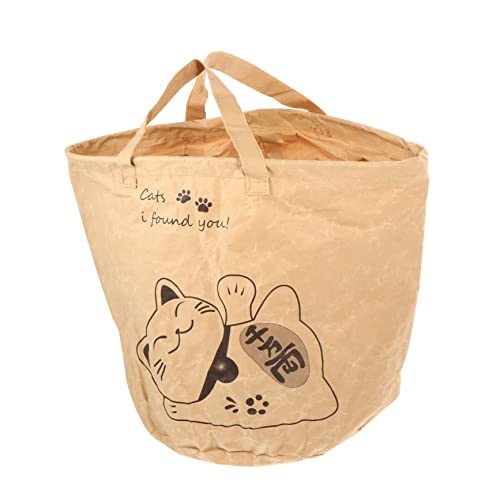 FOMIYES Einkaufstasche Für Haustiere Kleine Hundetasche Kraft-Einkaufstasche Große Geschenktüten Katzenpapiertüte Reisetasche Hundetragetaschen Katzenkäfig Kraftpapier Reisen Draussen von FOMIYES