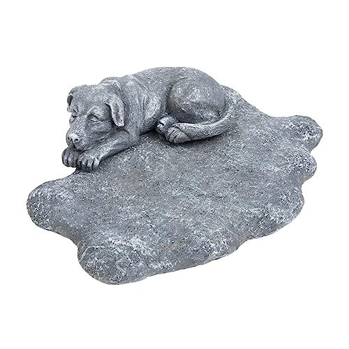 FOMIYES Haustier- Gedenksteine ??für Garten Hundegedenkgartensteine Skulptur Zur Tiererinnerung Hundeerinnerungsgeschenke Gedenkstein Für Haustiere Welpen- Gedenkstein Puppe Harz Draussen von FOMIYES