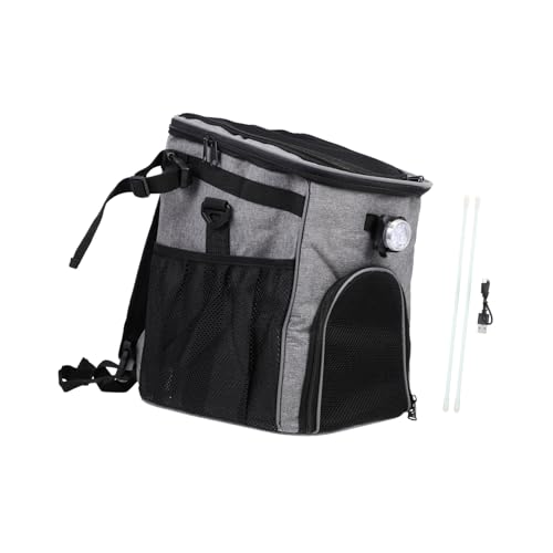 FOMIYES Haustiertasche Faltbare Einkaufstasche Klein Hundefrontrucksack Tragetasche Faltbare Reisetasche Frontträger Für Haustiere Welpenträger Kaninchen Hundekäfig Polyester Multifunktion von FOMIYES