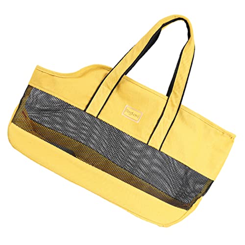 FOMIYES Haustiertasche Umhängetasche für Haustiere im Freien Handtasche für Hauskatze Handtaschen Canvas-Einkaufstasche Tragetasche für Katzen Katzentransporter tragbar Outdoor-Tasche Gurt von FOMIYES