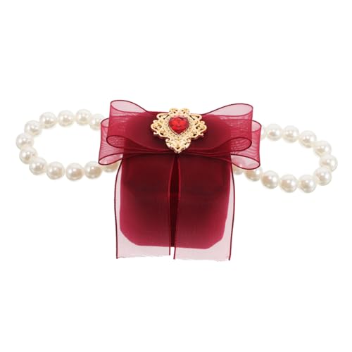 FOMIYES Hochwertiger Hunde Halsband Ringhalter mit Mini Schmuckbox und Elastischem Verschluss Romantisches Hochzeitsaccessoire für Fotografie Verlobung und Festliche Zeremonien Geeignet FOMIYES Hochwertiger Hunde Halsband Ringhalter mit Mini Schmuckbox und Elastischem Verschluss Romantisches Hochzeitsaccessoire für Fotografie Verlobung und Festliche Zeremonien Geeignet von FOMIYES