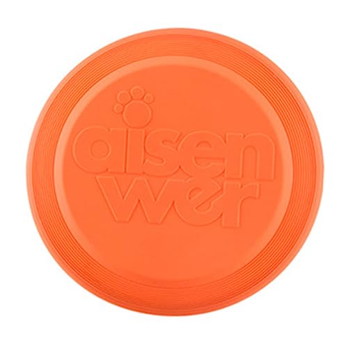 FOMIYES Flying Disc Welpen Disc Spielzeug Tragbare Hund Disc Orange Große für Haustier Spielen von FOMIYES