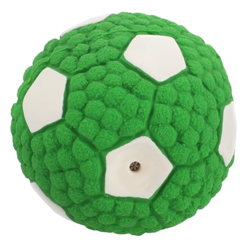 FOMIYES Hundespielzeugball Quietschender Hundefußball Fußball-kauspielzeug Für Hunde Quietschendes Hundespielzeug Hunde Quietschender Ball Kleiner Hund Haustier Gummi von FOMIYES