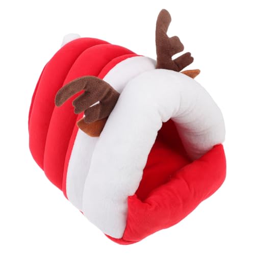 FOMIYES Tier Schlafen Weihnachten Dekorative Zelt Hamster Zubehör Weiche Material Haustier Nest von FOMIYES